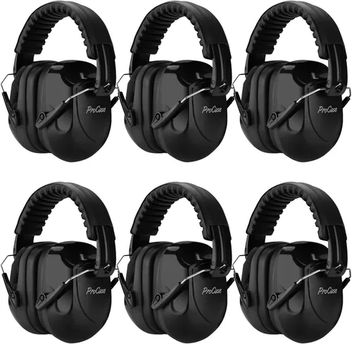 Vista 27 de ProCase - Orejeras con reducción de ruido, protección auditiva a prueba de sonido, auriculares con cancelación de ruido NRR 28dB para adultos, niños