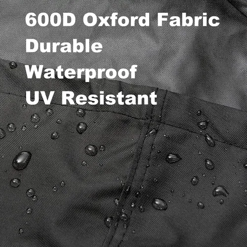 Vista 4 de Terre Products, cubierta de soplador de nieve resistente al agua, resistente a los rayos UV, material Oxford 600D, cubierta universal para soplador