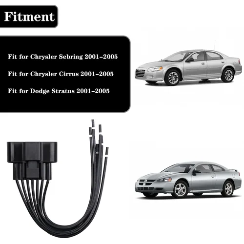 Vista 3 de Sensor de flujo de aire masivo MAF conector conector para Mitsubishi Outlander Montero Sport Eclipse Galant 1999-2006, apto para Chrysler Sebring