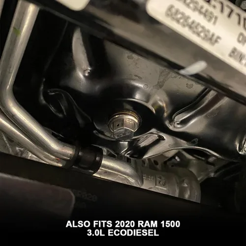 Vista 3 de Tapón de drenaje magnético PPE 114052001 (2001-2016 GM 6.6L Duramax)