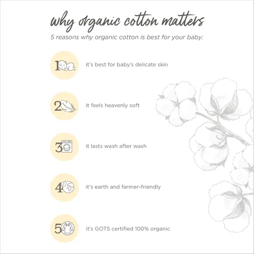 Vista 6 de Burt's Bees Baby baby-boys Sleep and Play Pjs, 100% Organic Cotton One-piece Zip Front Romper Jumpsuit Pajamas