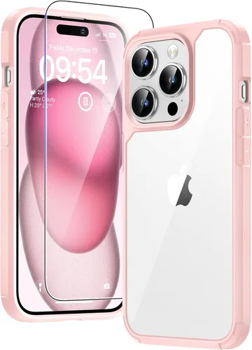 Vista 152 de TAURI Funda para iPhone 17, antiamarilleamiento con protector de pantalla, protección de grado militar, a prueba de golpes, delgada para iPhone 17