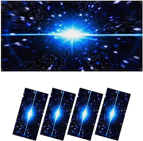 Vista 21 de Paquete de 6 cubiertas de luz fluorescente para luz de techo, filtros de luz de estrellas para aula, oficina, hogar, cubierta de luz magnética