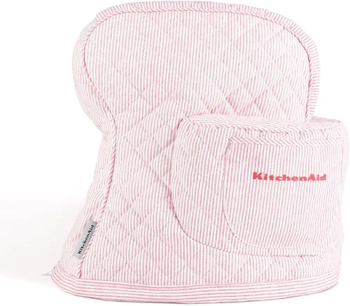 Vista 10 de KITCHENAID Funda ajustable para batidora de pie inclinable con bolsillo de almacenamiento, acolchada 100% algodón, 14.4 x 18 x 10 pulgadas