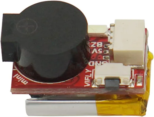Vista 2 de VIFLY Finder Mini FPV Racing Drone Buzzer con batería incorporada, rastreador de alarma de drones perdidos de 100 dB para drones FPV y aviones RC