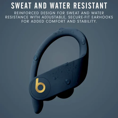 Vista 2 de Beats _by_dre Beats PowerBeats Pro - Auriculares Bluetooth intrauditivos clase 1 con paño de limpieza adicional, color azul marino