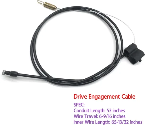 Vista 3 de 946-04728A - Cable de transmisión para cortacéspedes Troy-Bilt TB200 TB210 TB430 RM410, MTD, Craftsman, Yard Man, Huskee que sustituye a 946-04728