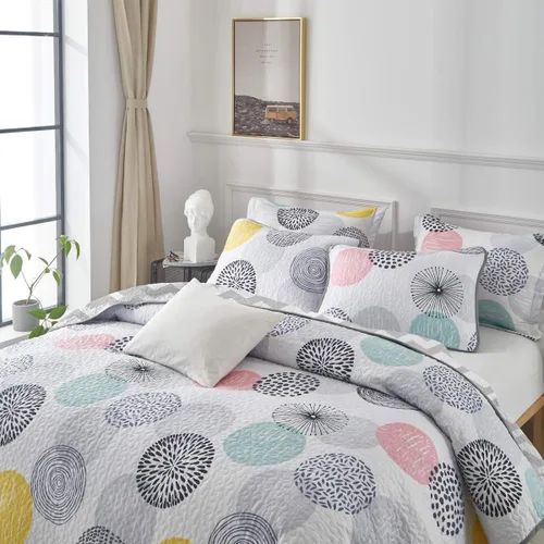 Vista 7 de UOZZI BEDDING Juego de edredón reversible de 2 piezas para niños, tamaño individual de 68 x 86 pulgadas, colcha de microfibra suave y ligera, juego