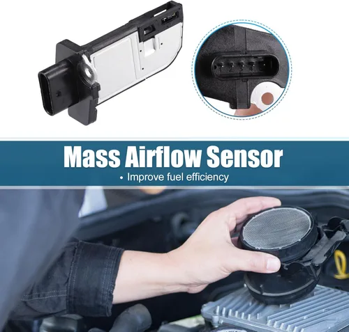 Vista 3 de uxcell Reemplazo del sensor de flujo de aire masivo del coche No.06J906461D para Volkswagen Touareg 2012-2017