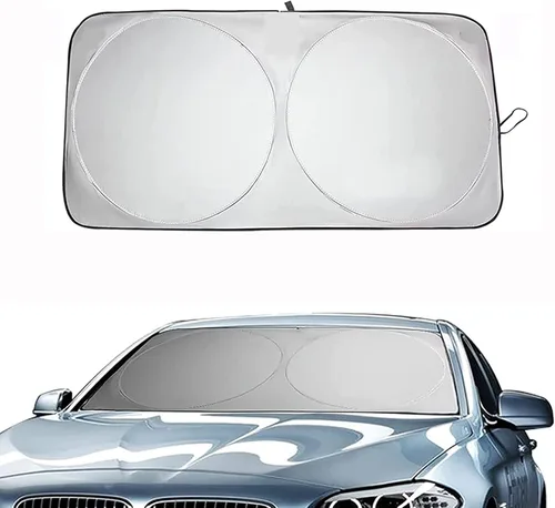 Vista 13 de Car Windshield Sunshade for Honda HR-V 2023 2024 2025, Blocks UV Heat Interior Cool, Foldable Sun Shade Protector for Truck SUV, Universal Front