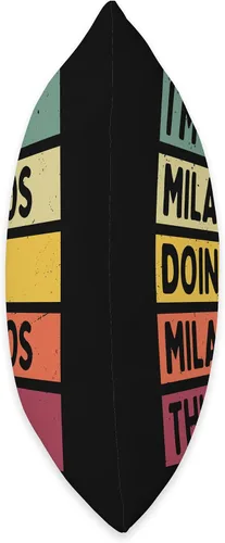 Vista 2 de Personalized Gift Ideas Milagros Milagros Things Funny Personalized Quote Throw Pillow, 16x16, Multicolor