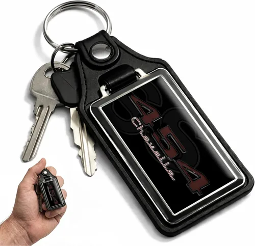 Vista 54 de Brotherhood Car Key Chain for Chevelle - Classic Models Keychain for Men and Women Gift Key Ring