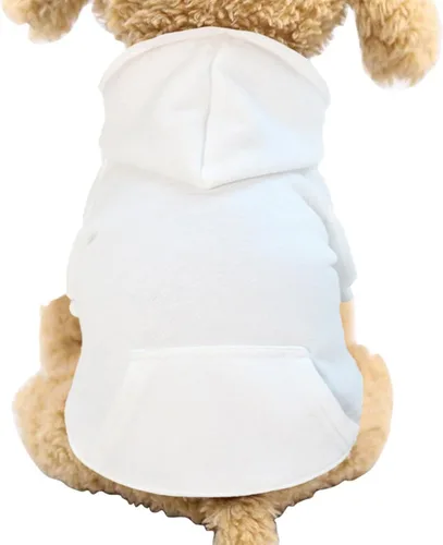 Vista 9 de Jecikelon Sudadera con Capucha de Invierno para Perro con Bolsillos Ropa Cálida para Perros Pequeños Abrigo Chihuahua Ropa para Cachorro Gato Naranja