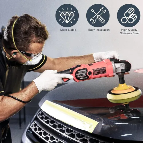 Vista 5 de Yakamoz 2 piezas de accesorio para amoladora angular M14 hembra a 5/8 "-11 adaptador macho Pulidor giratorio M14 a 5/8"-11 adaptador convertidor