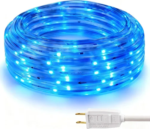 Vista 9 de Luces de Cuerda de Luz Diurna, 16.4 pies Tira de Luz LED Flexible Impermeable, Blanco Natural, Iluminación Decorativa Interior y Exterior para Hogar
