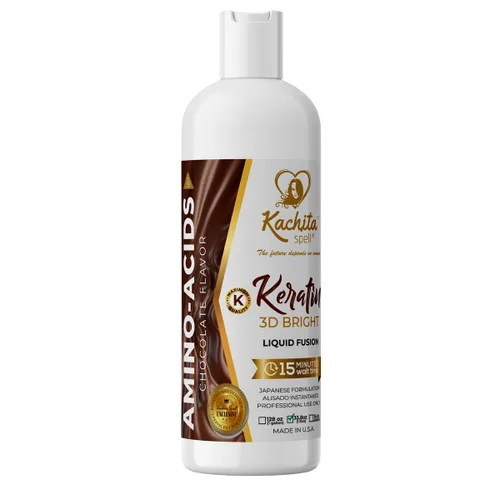 Vista 8 de Kachita Spell 3D Hight Bright Keratin Tratamiento de queratina brasileña Tratamiento de alisado de chocolate, sistema de alisado y alisado