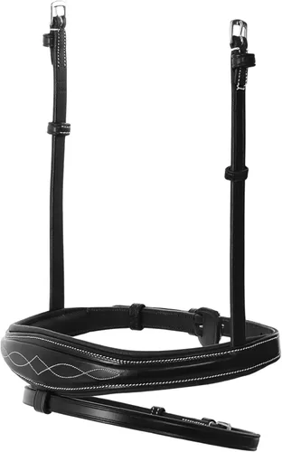 Vista 4 de Exion Jumping Flash Brida inglesa con pieza de corona ergonómica, acolchado suave, diseño anatómico, banda nasal elegante y riendas de goma