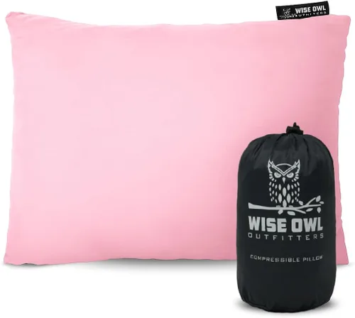 Vista 16 de Wise Owl Outfitters - Almohada de camping - Almohada de espuma viscoelástica para viajes en avión, senderismo, mochilero y uso al aire libre
