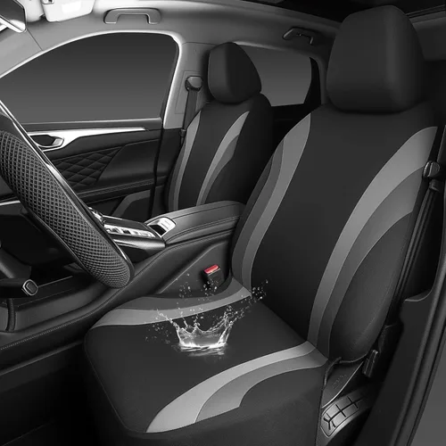 Vista 12 de CAR PASS Juego completo de fundas de asiento de automóvil impermeables EVA, color menta para automóviles, compatibles con bolsas de aire, ajuste