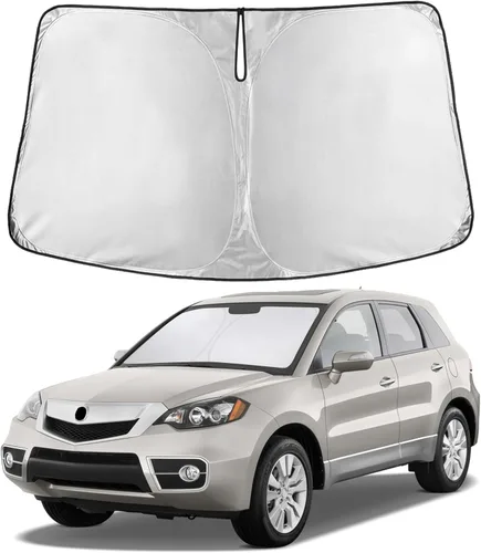 Vista 224 de EcoNour - Parasol plegable para parabrisas de Toyota Tacoma 2016-2025 2026, accesorios para camioneta de 2 puertas y 4 puertas, protector de visera