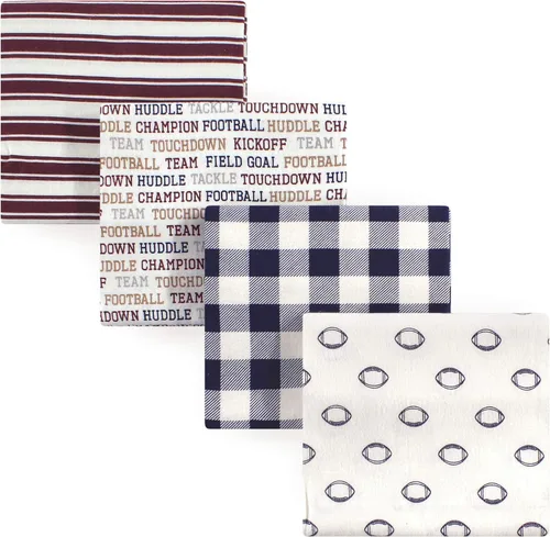 Vista 20 de Hudson Baby Unisex Baby Cotton Flannel Receiving Blankets, Christmas Scene, One Size (Pack of 2)