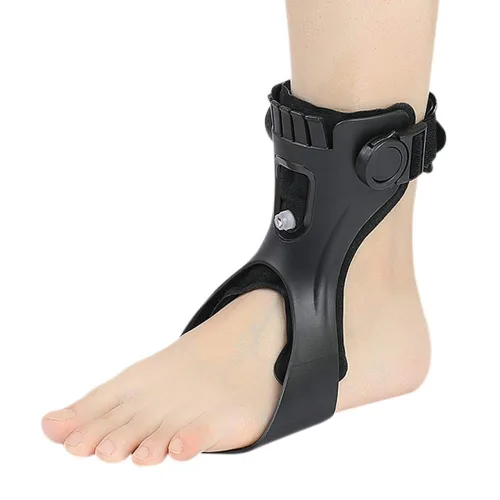 Vista 5 de Soporte de tobillo ortopédico AFO AFOs con cómoda bolsa de aire inflable para hemiplejía, zapatos para caminar (pie izquierdo, pequeño)