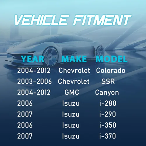 Vista 3 de IRONTEK 89019178 Motor de ventilador HVAC con jaula de ventilador para Chevrolet Colorado 2004-2012, SSR 2003-2006, 2004-2012 para GMC Canyon, 2006