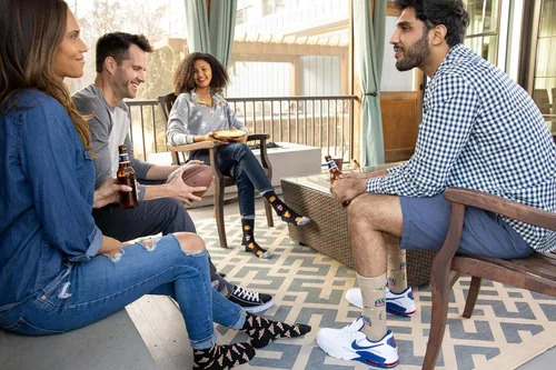 Vista 3 de Hot Sox Men's Fun Animal Series Crew Socks-1 Pair Pack-Cool & Funny Novelty Gifts