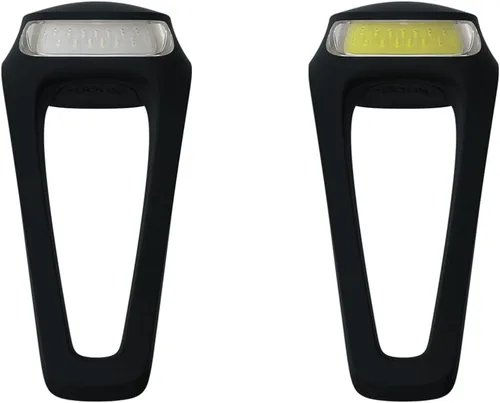 Vista 8 de Knog Frog Bike Headlight and Tail Light Set - USB-C Rechargeable Bicycle Light with 40 Lumen Front & 20 Lumen Rear Output, 9 Modes, Flexible Mount
