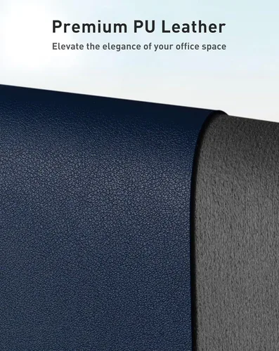 Vista 499 de Aothia Protector de escritorio de cuero, alfombrilla para mouse, alfombrilla de escritorio de oficina, 31.5 x 15.7 pulgadas, secante de escritorio