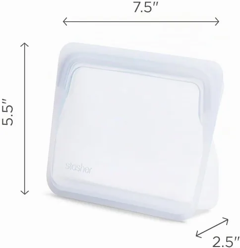 Vista 7 de Stasher Bolsas de silicona reutilizables de alta calidad y bolsa