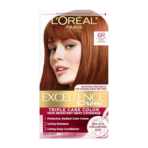 Vista 40 de L'Oreal Paris Excellence Creme - Coloración permanente para el cabello, rubio medio 8, 100 % de cobertura de canas, paquete de 2