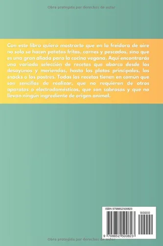 Vista 2 de Recetas veganas para la freidora de aire recetas fáciles para todos los días (Spanish Edition)