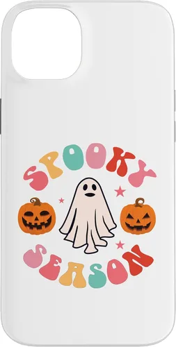 Vista 15 de Retro Halloween Cute Ghost Spooky Season Funny Case for iPhone 17