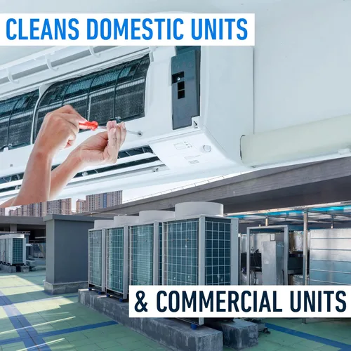 Vista 5 de Essential Values Limpiador de bobina para unidad de CA (galón) Limpiador de bobina de CA que es una fórmula sin espuma para bobinas de condensador