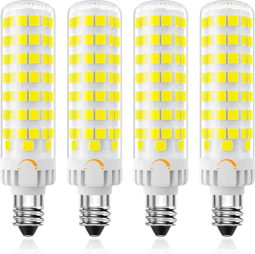 Vista 17 de Bombilla LED E11 regulable, JDE11 120 V 100 W equivalente a halógeno, base de mini candelabro T3/T4, 3000 K blanco cálido, 10 W, 1000 lúmenes
