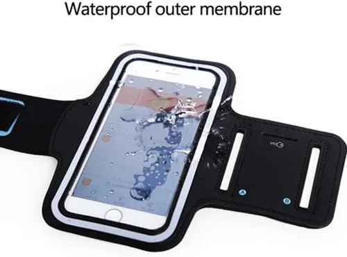 Vista 2 de Brazalete para correr para ZTE Axon 11 SE Soporte de brazo ajustable para ZTE Blade 10 SmartV InteligenteV2020 Vita Sports Bolsa de teléfono móvil