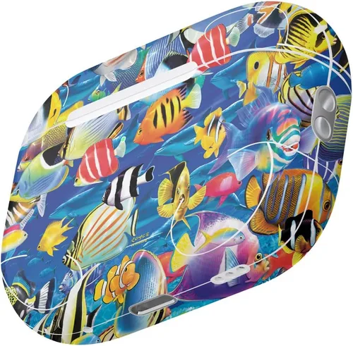 Vista 3 de MightySkins - Fundas compatibles con Apple AirPods Pro 2 – Peces tropicales Funda protectora de vinilo duradera y única Fácil de aplicar, quitar