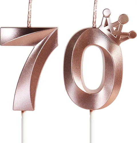 Vista 82 de Velas de cumpleaños número 10 para pastel, velas de oro rosa número 10 con corona, diseño 3D, decoración de pastel de cumpleaños para niñas