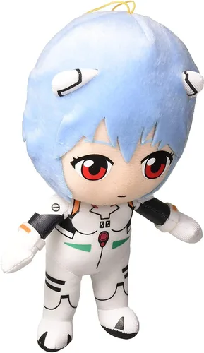 Vista 2 de Great Eastern Evangelion GE-52302 Rei Plugsuit de peluche de 8 pulgadas, multicolor