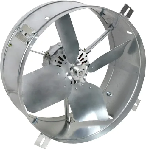 Vista 5 de Cool Attic CX1500 Ventilador de ático eléctrico de montaje a dos aguas con motor de 2.6 amperios 60 Hz y cuchilla de 14 pulgadas