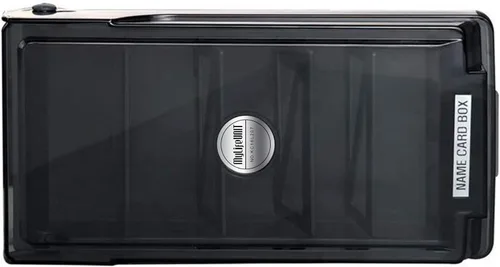 Vista 4 de MyLifeUNIT Business Card Holder, 2.2" x 3.5" Index Card Organizer with Dividers and Index Tabs, Capacity: 500 Cards