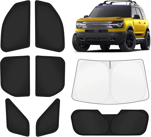 Vista 75 de KUST Parasol para parabrisas para Volkswagen VW Taos 2022-2025 2026, accesorios para ventana, protector de visera solar, plegable, bloquea los rayos