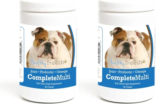 Vista 334 de Healthy Breeds Cavalier King Charles Spaniel - Multivitamínico todo en uno, completo con probióticos, glucosamina, condroitina y omegas, 60