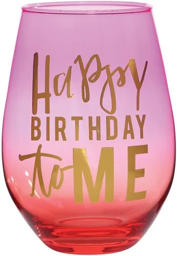 Vista 12 de Slant Collections Creative Brands - Vaso de vino sin tallo jumbo, 30 onzas, felicitaciones