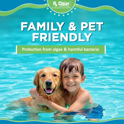Vista 3 de Rx Clear - Pastillas de cloro de 1 pulgada 15 libras Use las tabletas como bactericida, algaecida y desinfectante en piscinas Estabilizadas