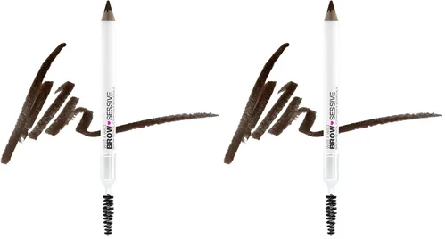 Vista 26 de wet n wild Brow-Sessive Lápiz de Cejas, Pincel Spoolie de Doble Punta Ultra-Preciso para Forma Perfecta Construible y Mezclable, Tonos Naturales