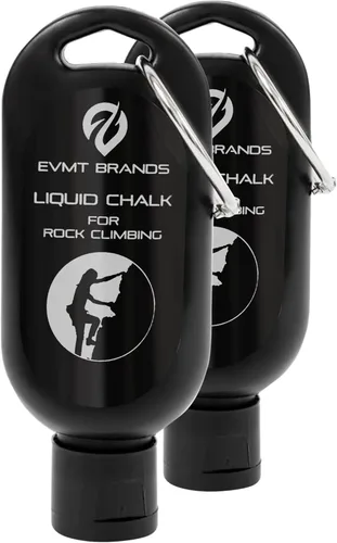 Vista 12 de EVMT Brands Liquid Chalk, Mess Free Gym Chalk for Weightlifting, Gymnastics, Rock Climbing, Dancing. Sweat Resistant and Long Lasting for Stronger