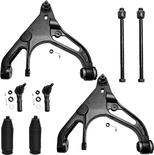 Vista 316 de Detroit Axle - Kit de brazos de control delanteros de 8 piezas para Toyota Sienna 2004-2010, 2 brazos de control inferiores con rótulas, 4 barras