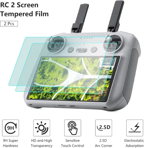 Vista 6 de FPVtosky Controlador RC 2 más kit de protector para DJI Lito X1/Mini 5 Pro/4 Pro/Flip/Air 3S, kit incluye cubierta de capó solar RC 2, cordón RC2